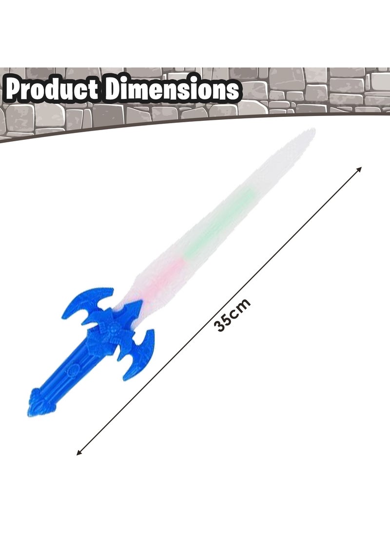 Home Smart Home Smart Home 3PC Led Sword Light Up Assorted Color Toy Flashing Sticks Glow Wands Cosplay Party Night Birthday Gift for Toddlers Kids  - Image 3