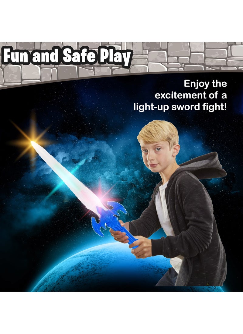 Home Smart Home Smart Home 3PC Led Sword Light Up Assorted Color Toy Flashing Sticks Glow Wands Cosplay Party Night Birthday Gift for Toddlers Kids  - Image 4