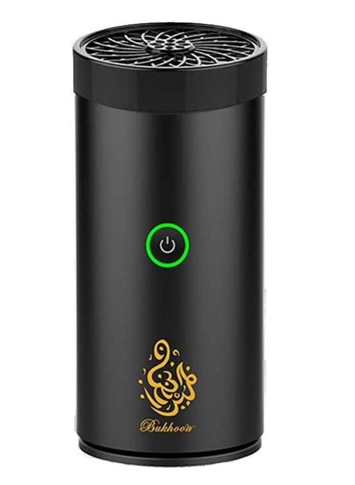 بيتشو مبخرة بخور للسيارة والمنزل والمكتب باللون الأسود - Image 1