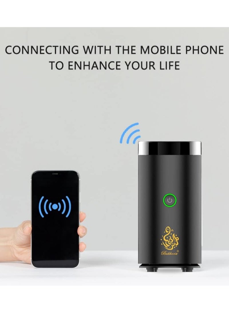 بيتشو مبخرة بخور للسيارة والمنزل والمكتب باللون الأسود - Image 2