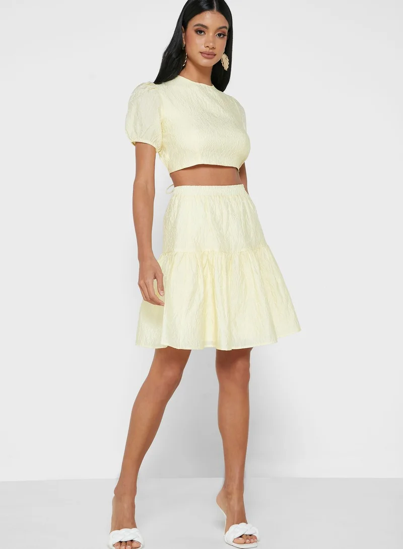 Bardot Pleated Mini Skirt
