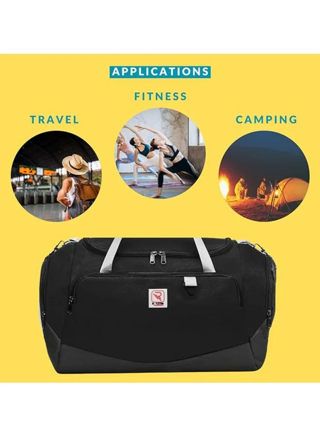 Reflection REFLECTION Lightweight High-Quality Travel Duffle Bag BLACK 66CM