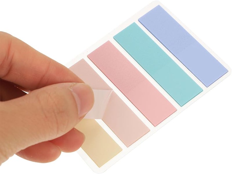 Safigle 6 مجموعات من علامات الصفحات الملونة القابلة لإعادة الوضع وعلامات التبويب اللاصقة القابلة للكتابة للملاحظات الدراسية والكتب - Image 4