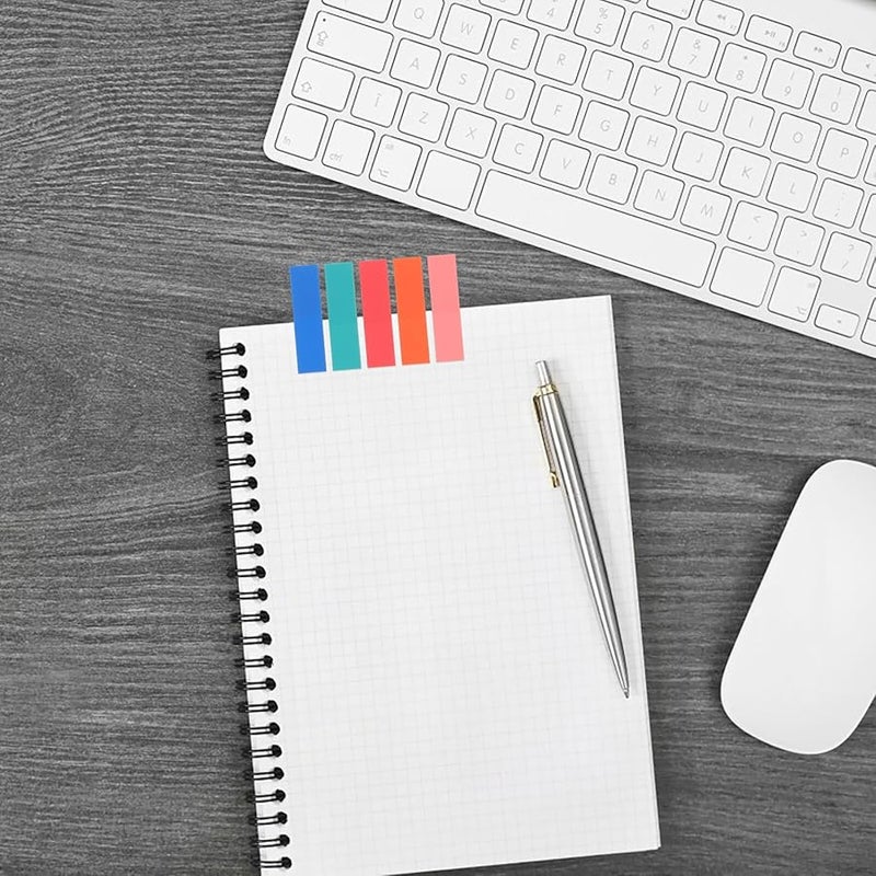 Safigle 6 مجموعات من علامات الصفحات الملونة القابلة لإعادة الوضع وعلامات التبويب اللاصقة القابلة للكتابة للملاحظات الدراسية والكتب - Image 5