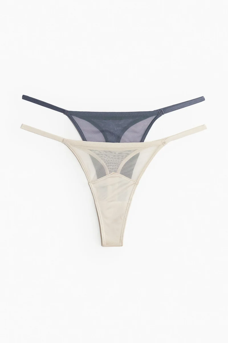 اتش اند ام سروال ثونغ تانغا - عبوة من قطعتين