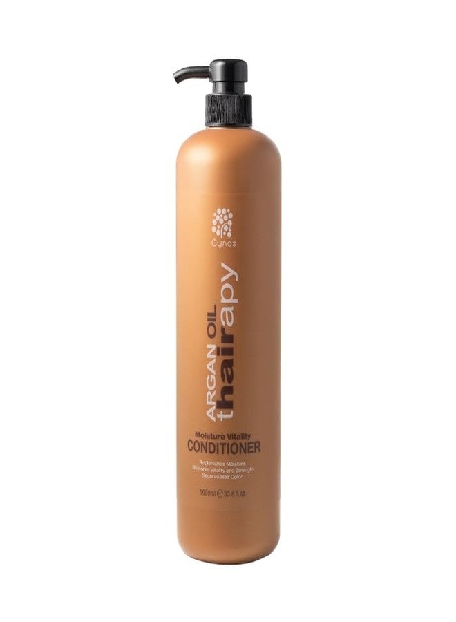 Cynos Moroccan Argan Oil Conditioner | Ultra Moisturizing Formula | Unisex Shampoo For All Hair Type (1000ml) - Image 1