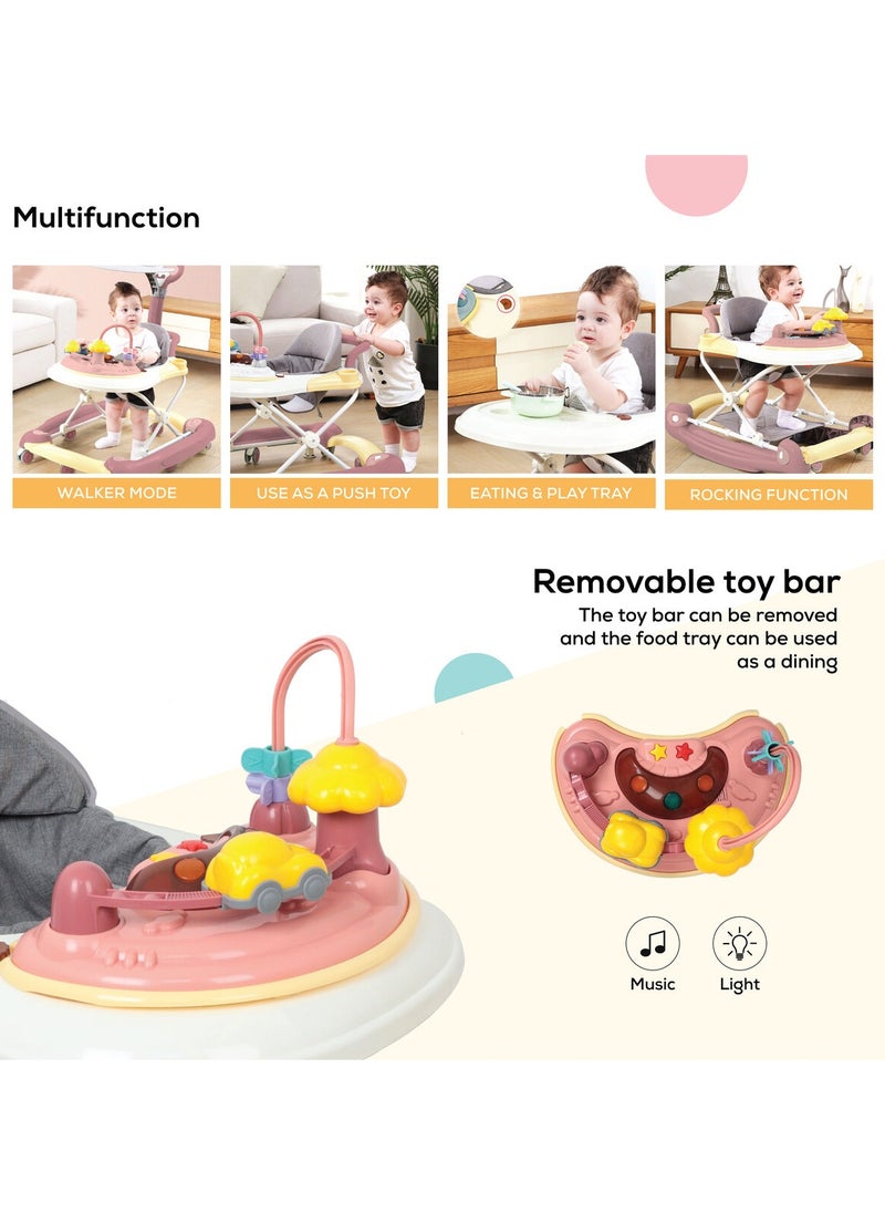 Nurtur - 2 in 1 Baby Walker Multifunction Adjustable 5 Gear Cushion Adjustable with Music toy  and  Comfortable for 6 to 18 Months - Image 1