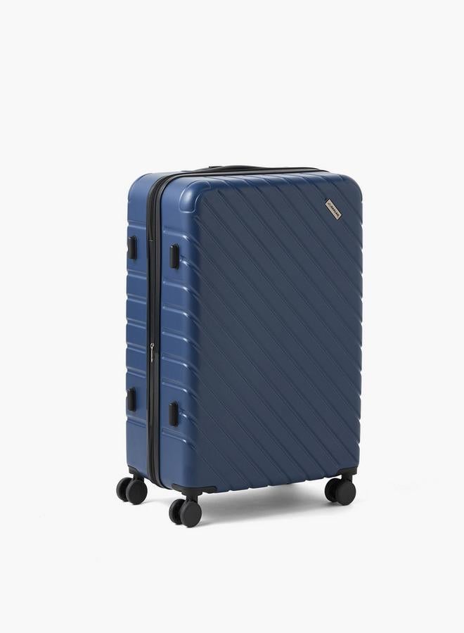 Oaklan by Shoexpress Textured Hardcase Luggage Trolley With Retractable Handle - Image 5