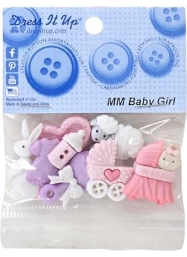 Dress It Up Decorative Toy Figure Button 2121 