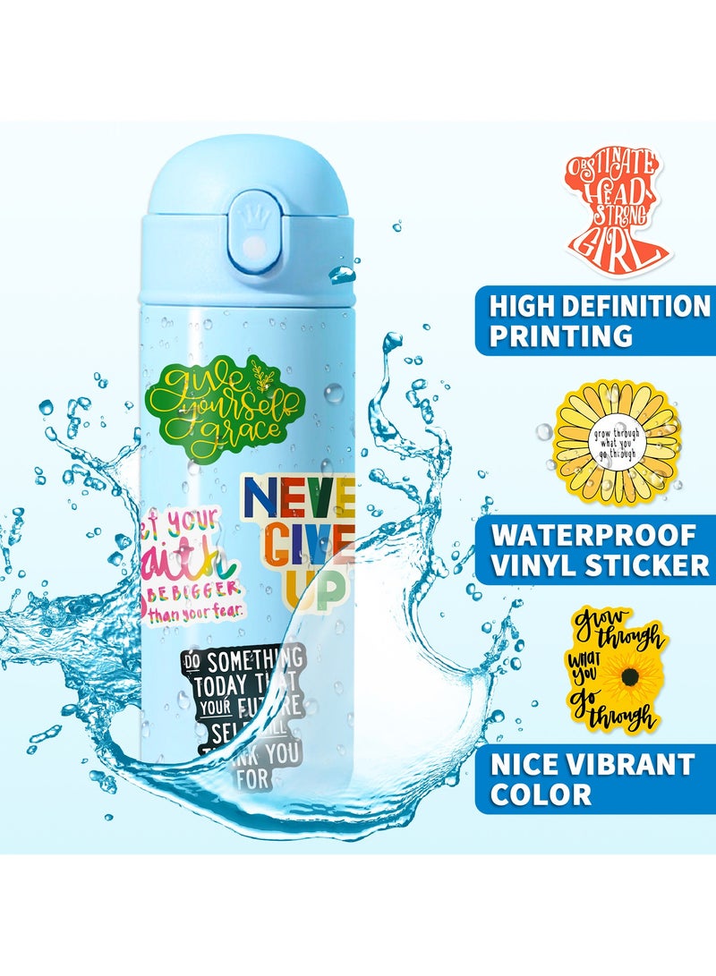 ORAINBOW 50Pcs Motivational Words Stickers, Waterproof Inspirational Stickers Decals for Laptop Water Bottle Phone Luggage Positive Affirmation Stickers Pack - Image 4