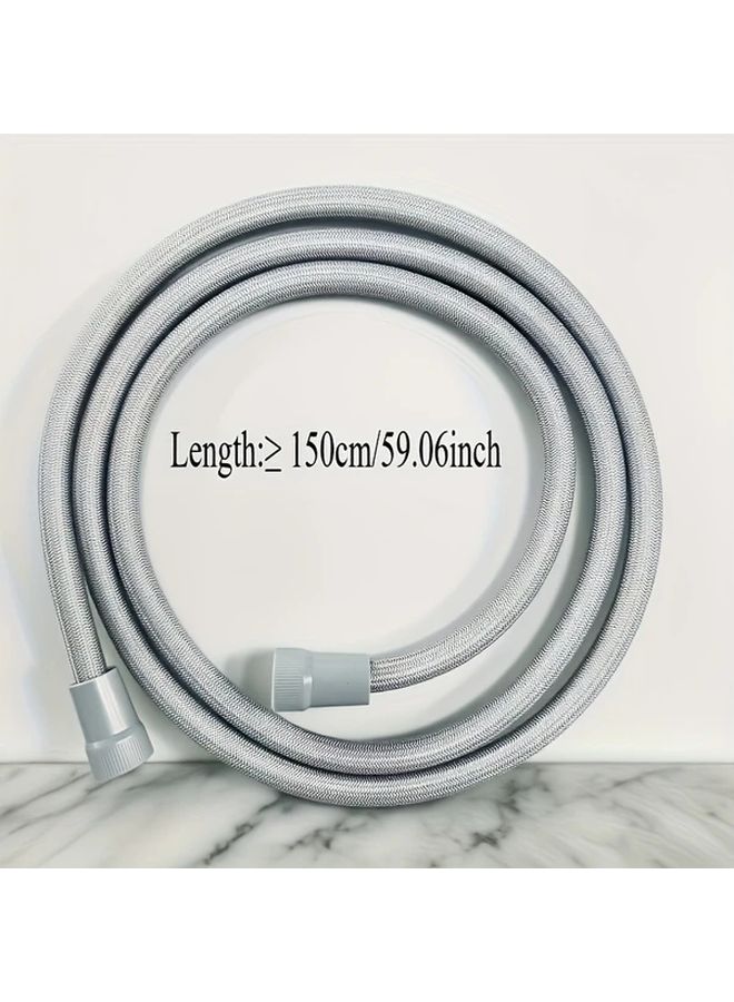 78 74 Inch Extra Long Black Anti Tangle Shower Hose Quick Connect Non Slip Nylon ABS Fittings High Pressure Resistant Leak Proof Polished Finish For Home Hotel Shower Head Bathroom Upgrade - Image 3