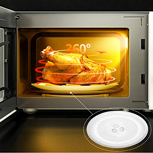 KWESOR Microwave Glass Plate Replacement, 12.4"/315mm Universal Microwave Glass Turntable Round Plate Cooking Tray Replacement Accessories - Image 4