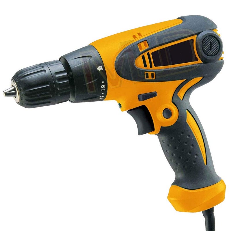 Mawson Electric Screwdriver Cum Drill Machine with Reverse Forward and Torque Adjustment System Pistol Grip Drywall Screw Gun Corded 10 mm Chuck SizeColours as per Availability - Image 1