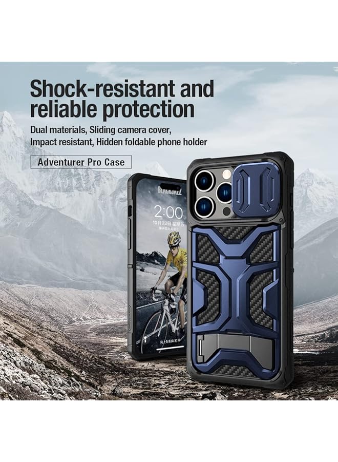 Nillkin Adventurer Pro Series Cover Case Designed For Iphone 14 Pro Max Armor Black - Image 5