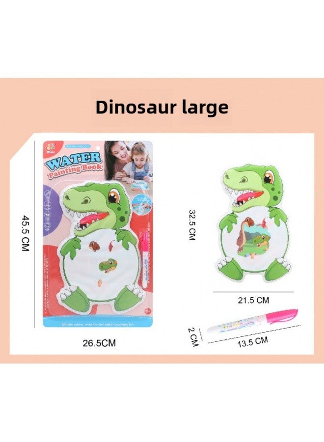 Children's EVA Color Changing Cloth Book Baby Summer Water Play Toy Color Educational Early Education Color Changing Bath Book-Color:Dinosaur-Large  - Image 1