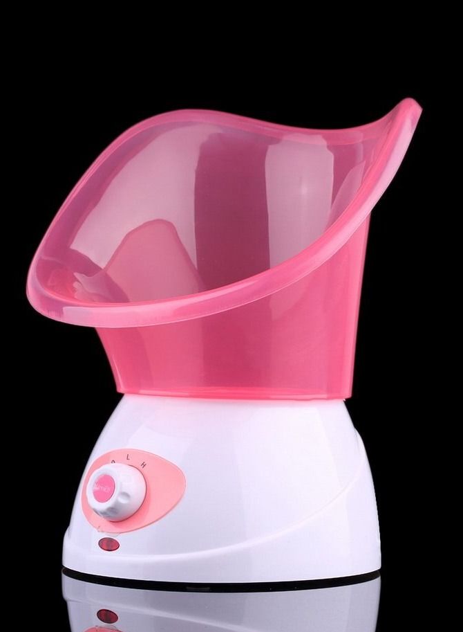 Benice Electric Face Steamers Pink/White - Image 3