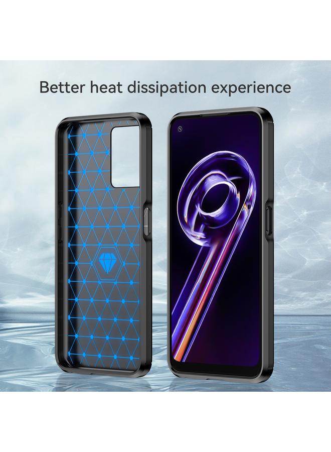 اس-توب جراب لهاتف Realme 9 Pro مصنوع من ألياف الكربون TPU بملمس ناعم - Image 2