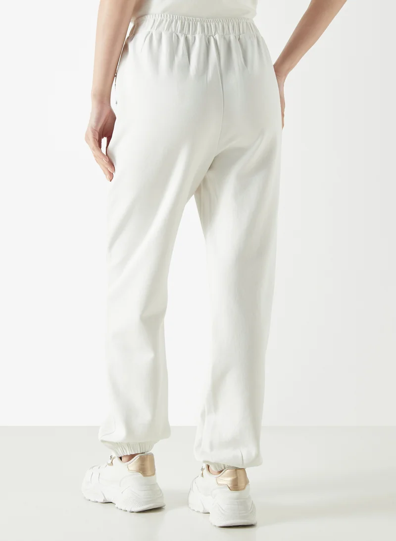 2Xtremz 2Xtremz Floral Embellished Joggers with Elasticised Waistband and Pockets