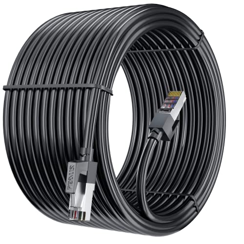FEDUS 3 Meter High Speed RJ45 cat6 Ethernet Patch Cable LAN Cable Internet Network Computer Cable Cord High Speed Gigabit Category UTP Wires For PC, Modem, Router, LAN ADSL – BLACK 3M - Image 1