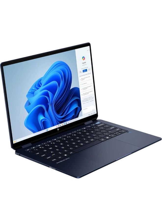 HP Omnibook Ultra Flip / Intel Core Ultra 7-258V / 1TB SSD / 32GB RAM / Intel Shared Graphics / 14inch 3K OLED Display / Windows 11 Home English/Arabic Sky Blue - Image 3