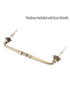 Indian-Shelf IndianShelf 1 Pack Ceramic Mustard Cabinet Pulls T Bar Vintage Kitchen Drawer Handles Door Dresser Handles Antique Hardware 4 Hole to Hole BH567LCK162  - Image 2