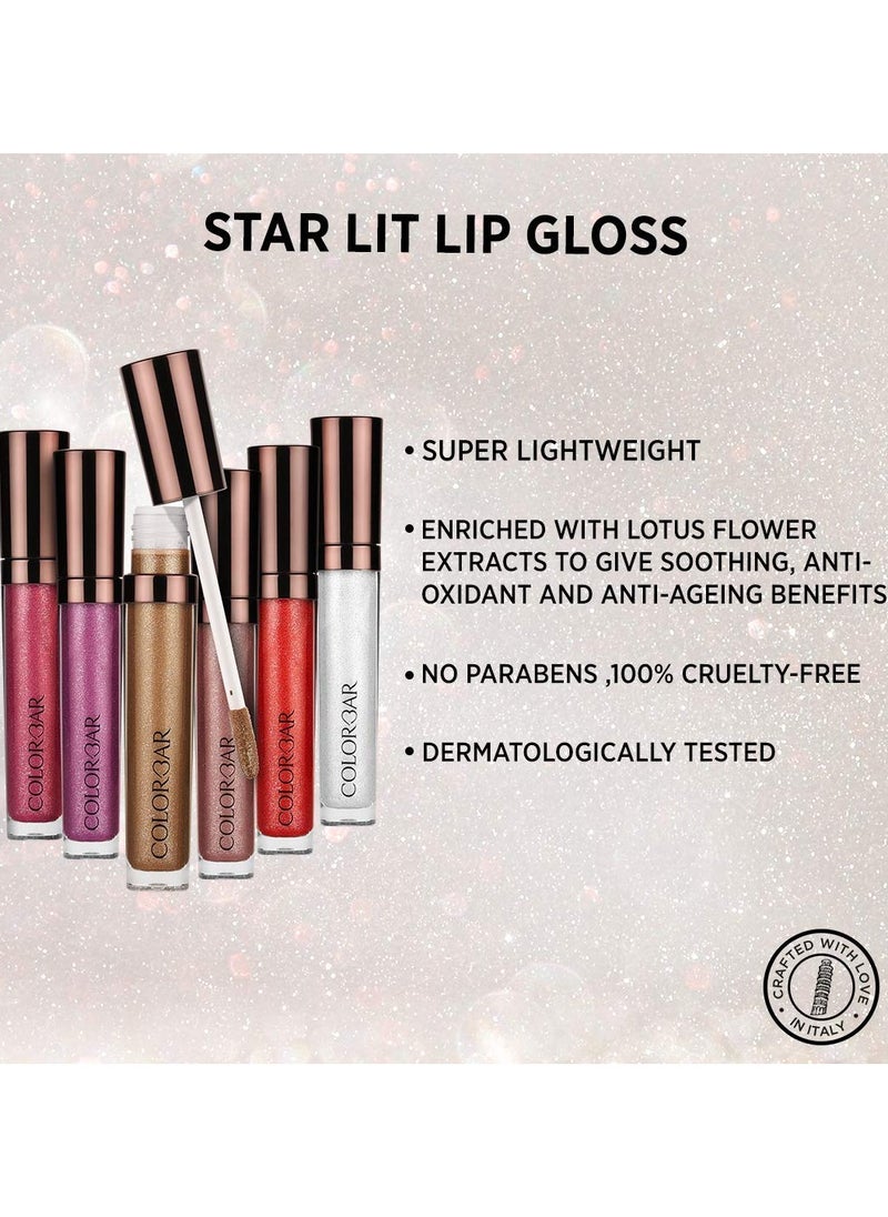 Starlit Lip Gloss-Shimmy, Glossy Finish - Gold, 6 ml | Skin Type Combination | Lightweight | Paraben Free | Enriched with Lotus Flower Extract - pzsku/ZE68A4ACC7A072DCE9564Z/45/1741161024/d53a443f-c951-4d5e-a29a-6d6c3ba33df8