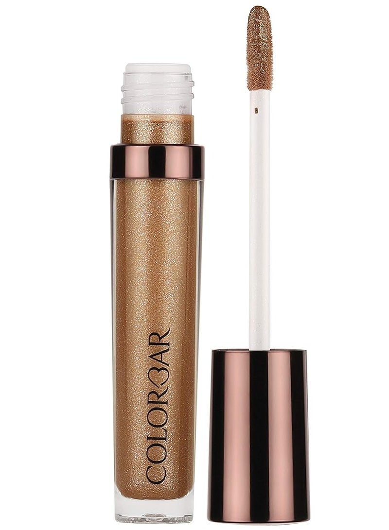 Colorbar Starlit Lip Gloss-Shimmy, Glossy Finish - Gold, 6 ml | Skin Type Combination | Lightweight | Paraben Free | Enriched with Lotus Flower Extract  - Image 1