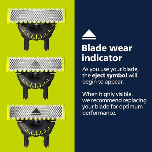 Norelco Philips Norelco OneBlade 360 Blades, Genuine Replacement Blades for OneBlade Electric Shaver and Trimmer, Durable Stainless Steel, 5 Pack, QP450/80 - Image 4