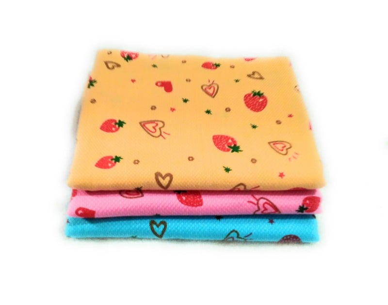 Cotton Colors Cotton Bath Towel (Pack of 4, Large Multicolor, Berry Printed Design) - Image 2