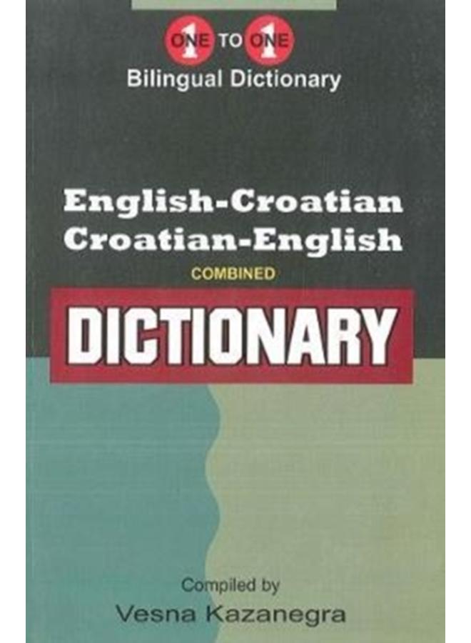 English-Croatian & Croatian-English One-to-One Dictionary 