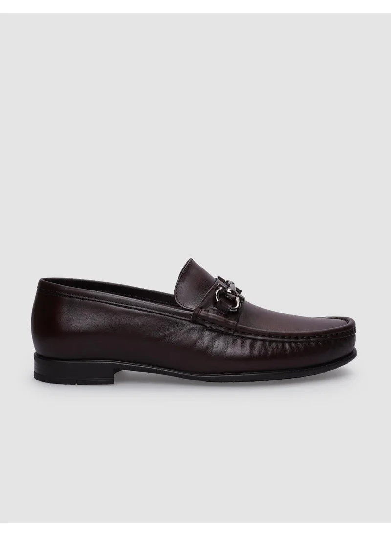 كاباني Leather Brown Men's Loafer