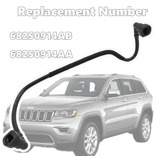 NiLooki 68250914AB Vacuum Hose Compatible with Jeep Grand Cherokee 20162020 Compatible with Dodge Durango 20162020Vapor Canister Purge Valve Hose Replace 68250914AA 68250914AB - Image 5