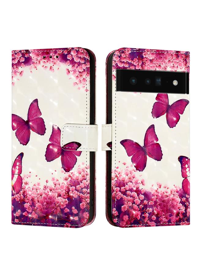 S-TOP Case For Google Pixel 6 Pro 3D Painting Horizontal Flip Leather Phone Case - Image 2