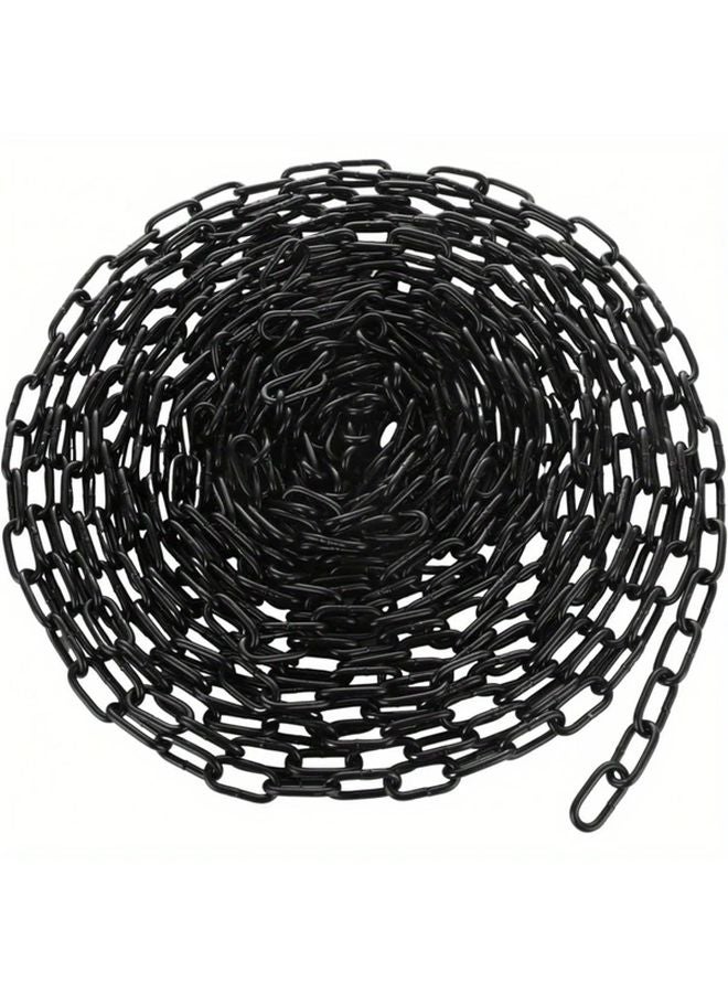 Black Heavy Duty Carbon Steel Chain 3mm Thick Link For Dog Lobster Tongs Barrier - Image 2