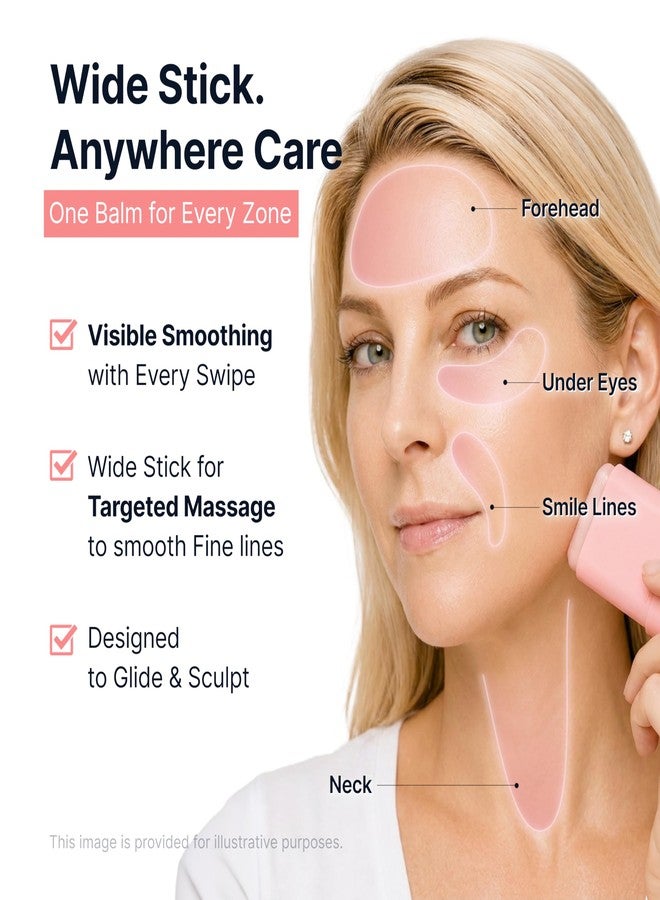 SUNGBOON EDITOR Pink PDRN & Volufiline Multi Balm Stick, Niacinamide, Collagen Wrinkle Stick, All-in-One Plumping & Hydrating Balm for Face, Eyes & Neck, Dewy Glow Skin, 0.35 Oz (Pack of 2 - Image 3