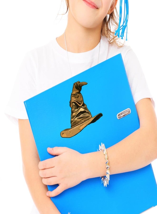 Bargain Max Decals ملصق قبعة مدرسة السحرة لدفتر السيارة اللابتوب 5.5"x4.5" (لون) - Image 5