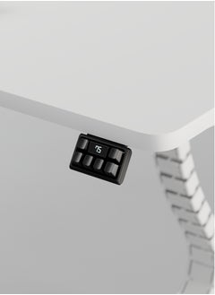 AFTERWORK Neo Max Series Electric Height Adjustable Standing Desk Gaming Table | 140x75 cm | White Frame & Table Top | Advanced Control | Dual Motor | Ergonomic Design  - Image 4