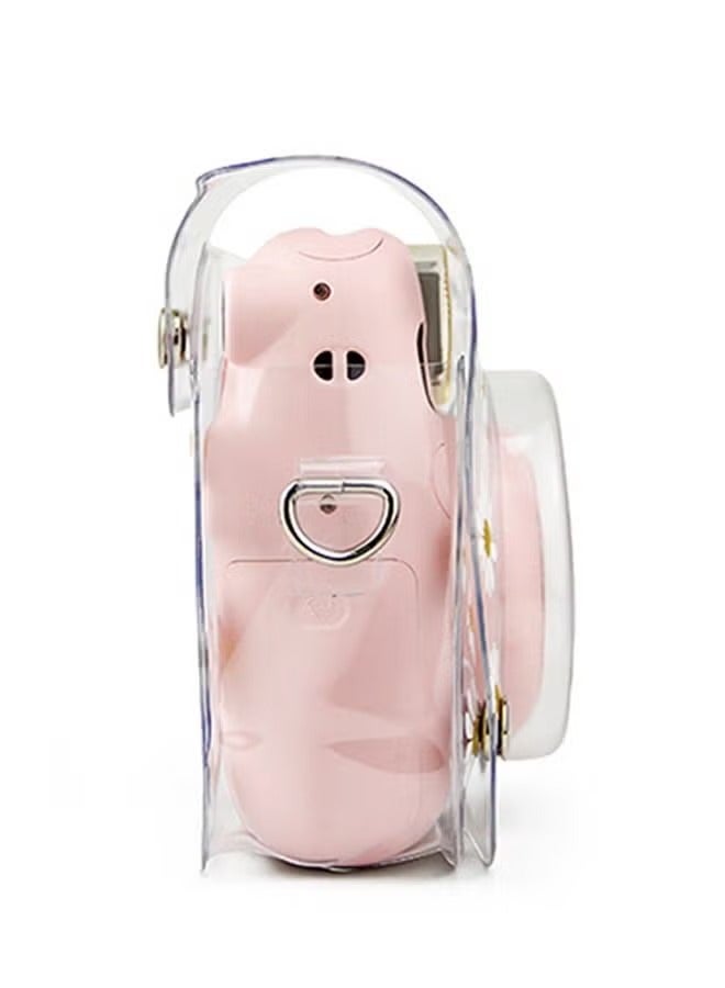 Camera Protective Case for Fujifilm Instax Mini 11/9/8 Camera, PVC Camera Protective Cover, Transparent Sling Shell Bag with Shoulder Strap  - Image 3