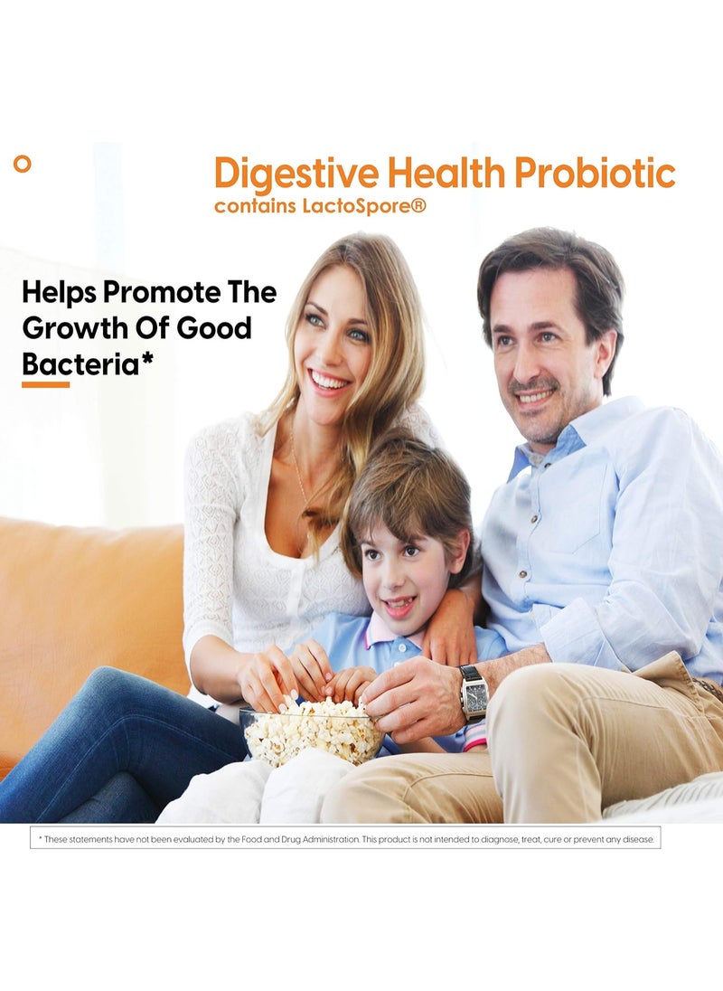Doctor's BEST Digestive Health Probiotic 2 Billion With Lactospore 60 Veggie Caps  - Image 4