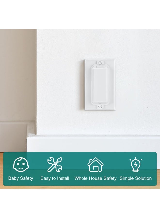 CLYMENE Light Switch Cover Guard, Child Proof Wall Switch Cover - Image 5