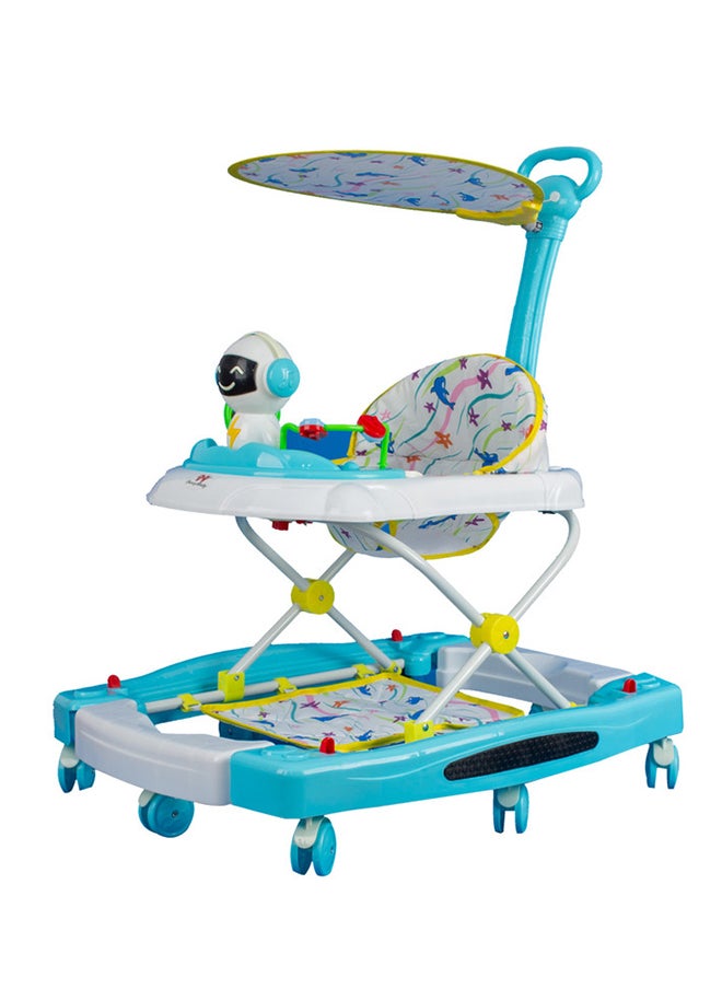kiddoz Baby Walker - Light Blue 
