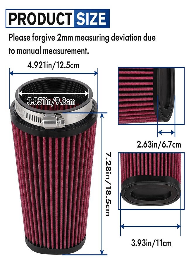 Slother 2GU144510000 YA-3502 Air Filter Replacement Yamaha Banshee 350 YFZ350 YFZ350LE YFZ350SE YFZ350SP YFG350H 1987-2006 - Image 2