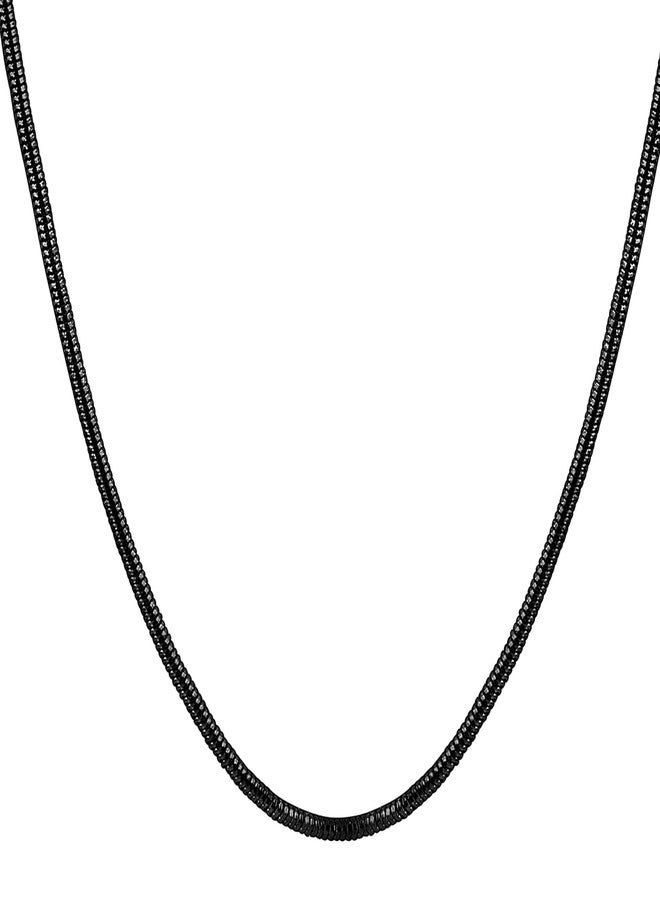 Mahi Exclusive Black Silver Long Chain for Men and Boys (CN1100231B) - Image 5