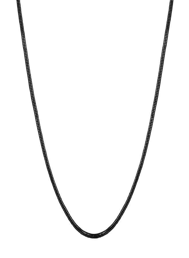 Mahi Exclusive Black Silver Long Chain for Men and Boys (CN1100231B) - Image 1