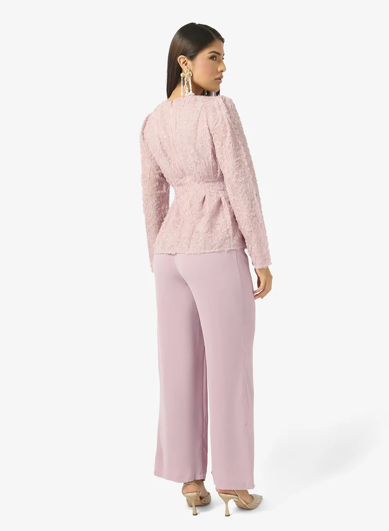 Khizana Peplum Top & Pant Set