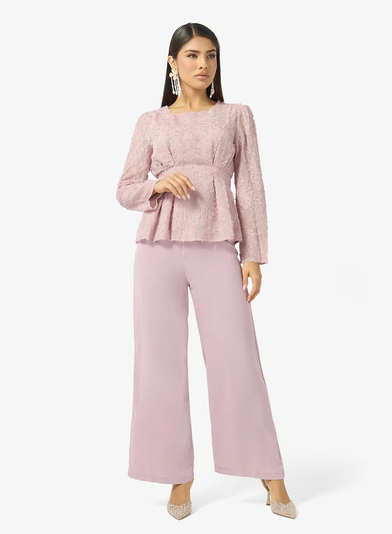 Khizana Peplum Top & Pant Set