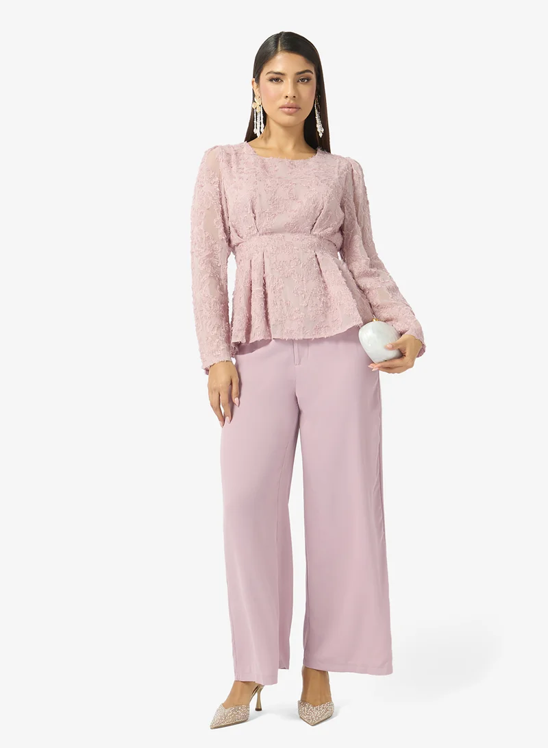 Khizana  Peplum Top & Pant Set for Women | Best Price UAE