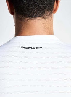 SIGMA FIT Sigma Fit WHITE RACKET SPORTS TEE - S ,Color: WHITE  - Image 4