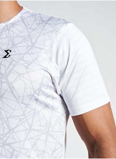 SIGMA FIT Sigma Fit WHITE RACKET SPORTS TEE - S ,Color: WHITE  - Image 5