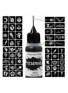 Black ink tattoos and 50 blank drawings